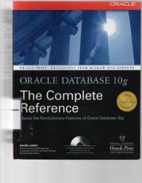 Oracle database 10g the complete reference