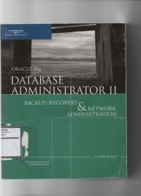 Image of Oracle 10g database administrator II backup/recovery & network administration