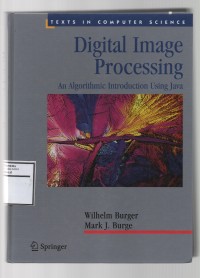 Digital Image Processing An Algorithm Introduction using Java