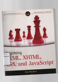 Image of Beginning HTML, XHTML, CSS, and javascript