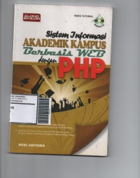 Image of Sistem informasi akademik kampus berbasis web dengan php