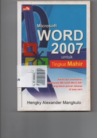 Microsoft word 2007 untuk tingkat mahir