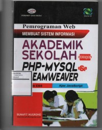 Image of Pemograman web membuat sistem informasi akademik sekolah dengan php-mysql & dreamweaver
