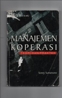 Manajemen Koperasi Teori dan Praktek