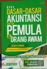 Buku Dasar-dasar akuntansi untuk pemula & orang awam