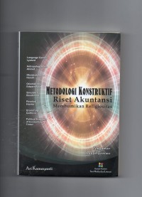 Image of Metodologi konstruktif riset akuntansi membumikan religiositas
