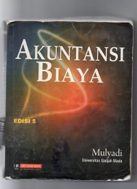 Akuntansi biaya (edisi 5)