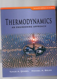 Thermodynamics an engineering approach