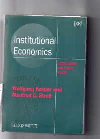 Institutional economics